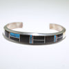 Inlay Bracelet by Wayne Muskett 5-1/4"