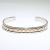 Silver/14K Bracelet by Bruce Morgan