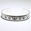 Silver Bracelet by Clifton Mowa 5-3/4"