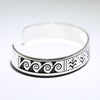 Silver Bracelet by Clifton Mowa 5-3/4"