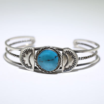 Kingman Bracelet by Robin Tsosie 5-1/4