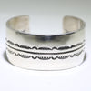 Silver Bracelet by Arnold Goodluck 5-1/2"