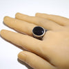 Onyx Ring by Arnold Goodluck- 10.5