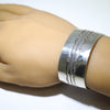 Silver Bracelet by Arnold Goodluck 5-1/2"
