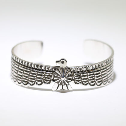 Silver Bracelet by Darrell Cadman 5-3/4