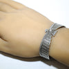 Silver Bracelet by Darrell Cadman 5-3/4"