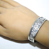 Silver Bracelet by Sparks Masawytewa 5-3/4"