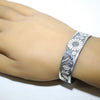 Silver Bracelet by Sparks Masawytewa 5-3/4"
