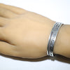 Silver Bracelet by Lucion Koinva 5-3/4"