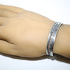 Silver Bracelet by Lucion Koinva 5-3/4"