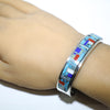 Inlay Bracelet by Patricia & Edward Becenti 5-3/4"
