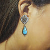 Kingman Earrings by Arnold Goodluck