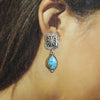 Kingman Earrings by Arnold Goodluck