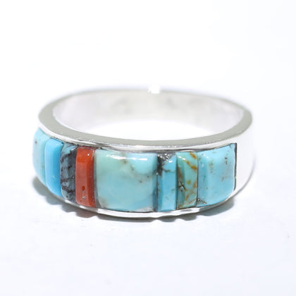 Inlay Ring by Veronica Benally- 7