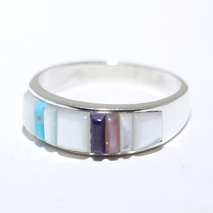 Inlay Ring by Veronica Benally- 9.5
