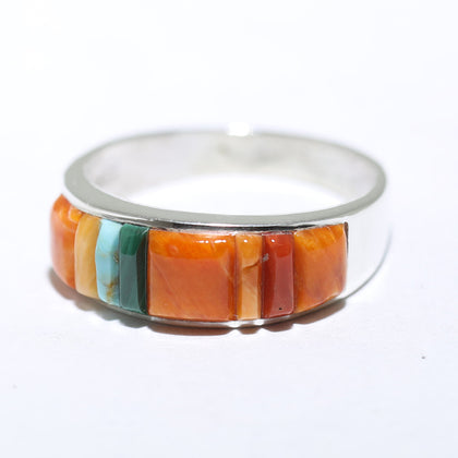 Inlay Ring by Veronica Benally- 8