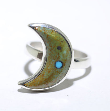 Moon Ring by Hope Etsitty- 6.5