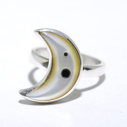Moon Ring by Hope Etsitty- 7.5