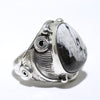 White Buffalo Ring by Navajo- 9.5