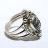 White Buffalo Ring by Navajo- 7.5