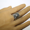 Silver Ring by Harrison Jim- 10.5