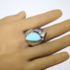 Turquoise Ring by Navajo- 10.5