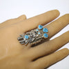 Kachina Ring by Zuni- 8.5