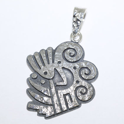 Silver Pendant by Ruben Saufkie