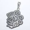 Silver Pendant by Ruben Saufkie