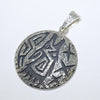 Silver Pendant by Ruben Saufkie