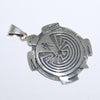 Silver Pendant by Pat Tewawina