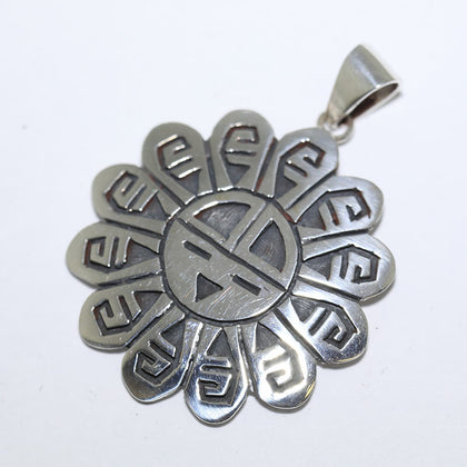 Silver Pendant by Pat Tewawina