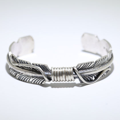 Silver Bracelet by Navajo 5-3/4