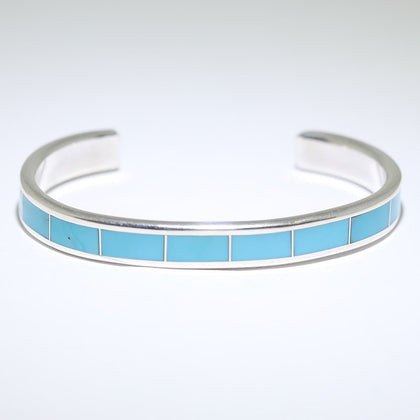 Inlay Bracelet by Zuni 5-3/4