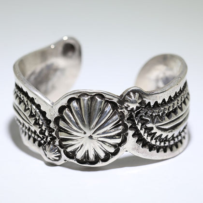 Silver Bracelet by Ernie Lister 5-3/4