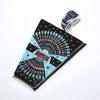 Inlay Pendant by Erwin Tsosie
