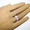 Inlay Ring by Navajo- 9.5