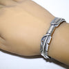 Silver Bracelet by Navajo 5-3/4"