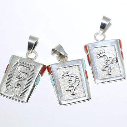 Inlay Pendant by Zuni