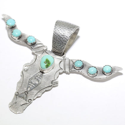 Longhorn Pendant by Navajo