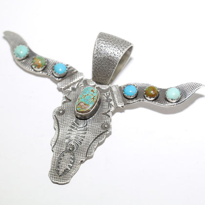 Longhorn Pendant by Navajo