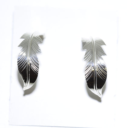 Silver Earrings by Navajo