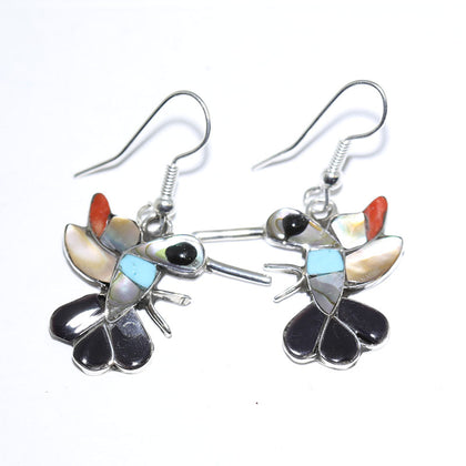 Inlay Earrings by Zuni