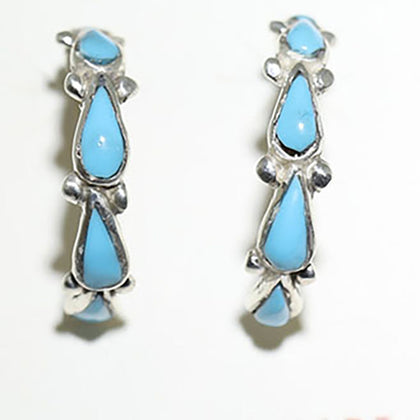 Inlay Earrings by Zuni