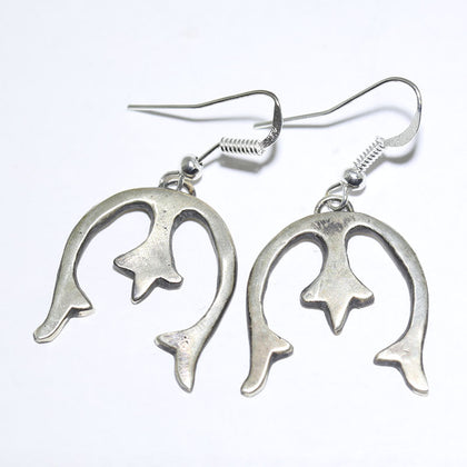 Silver Earrings by Navajo