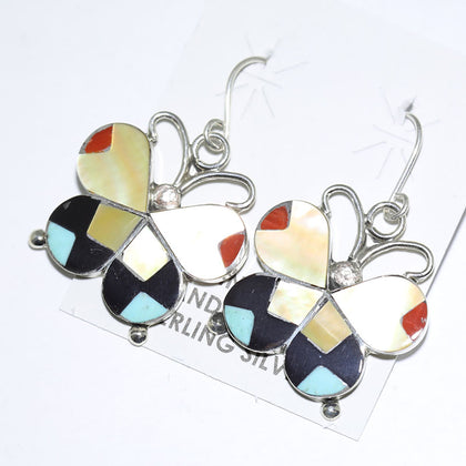 Inlay Earrings by Zuni