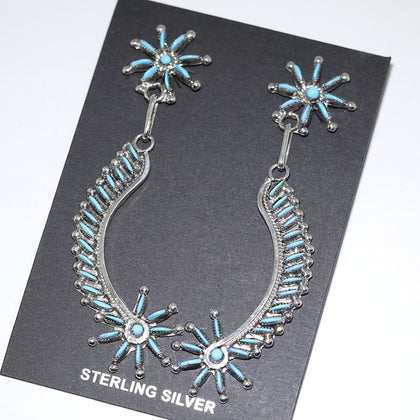 Turquoise Earrings by Zuni