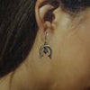 Silver Earrings by Navajo