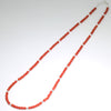 Coral Strand Necklace by Navajo 20"