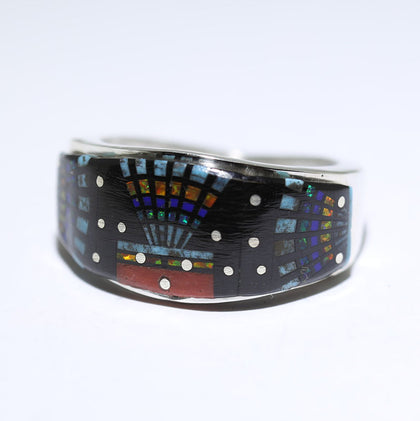 Inlay Ring by Erwin Tsosie- 10.5